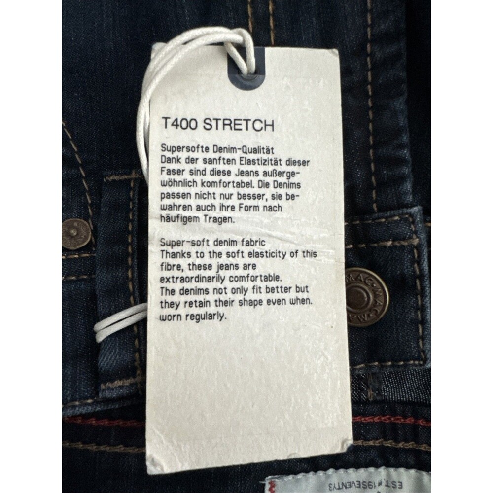 Mac Jeans NWT Blue Jeans Size 36 Ben Stretch Regular Fit T400 Stretch - Picture 10 of 10